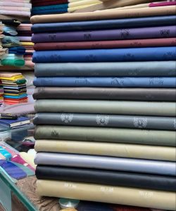 آستر سارژ طرحدار دورو