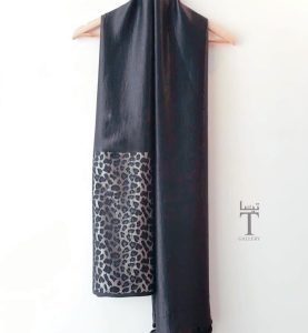 نمونه لباس دیگر از دانتل پلنگی کد ۶۹۲ نشمیل