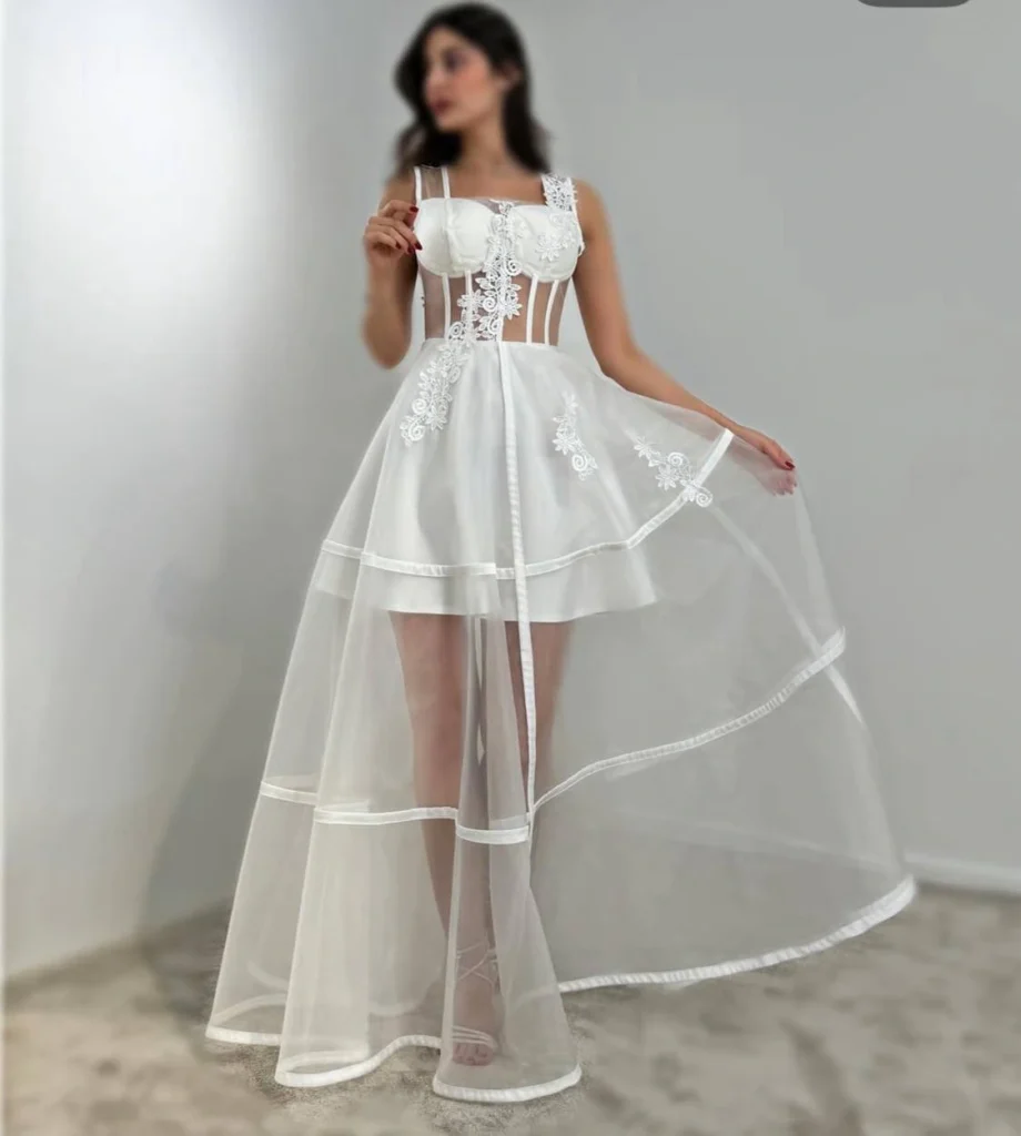 پارچه توری زونیکس در دامنه توری طرح گل