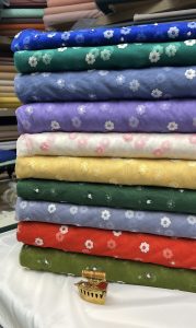 تور گلدوزی شکوفه 16 رنگ