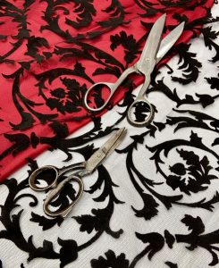 تور مخملی طرح گل - 4 طرح