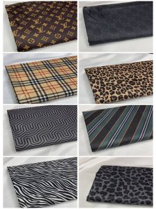 آستر سارژ طرحدار پالتویی